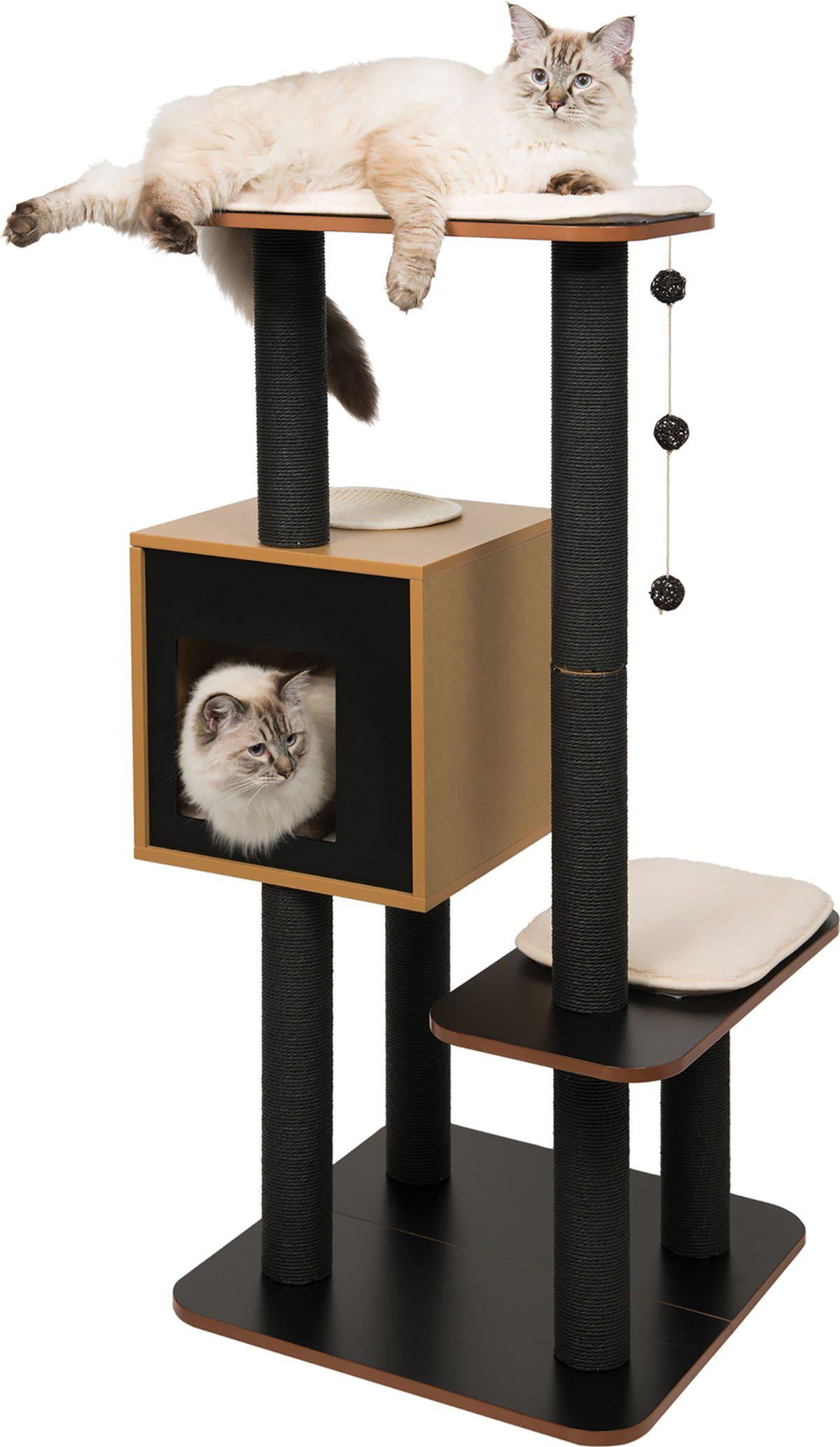 Klösmöbel Vesper Cat Furniture V-high Base Svart