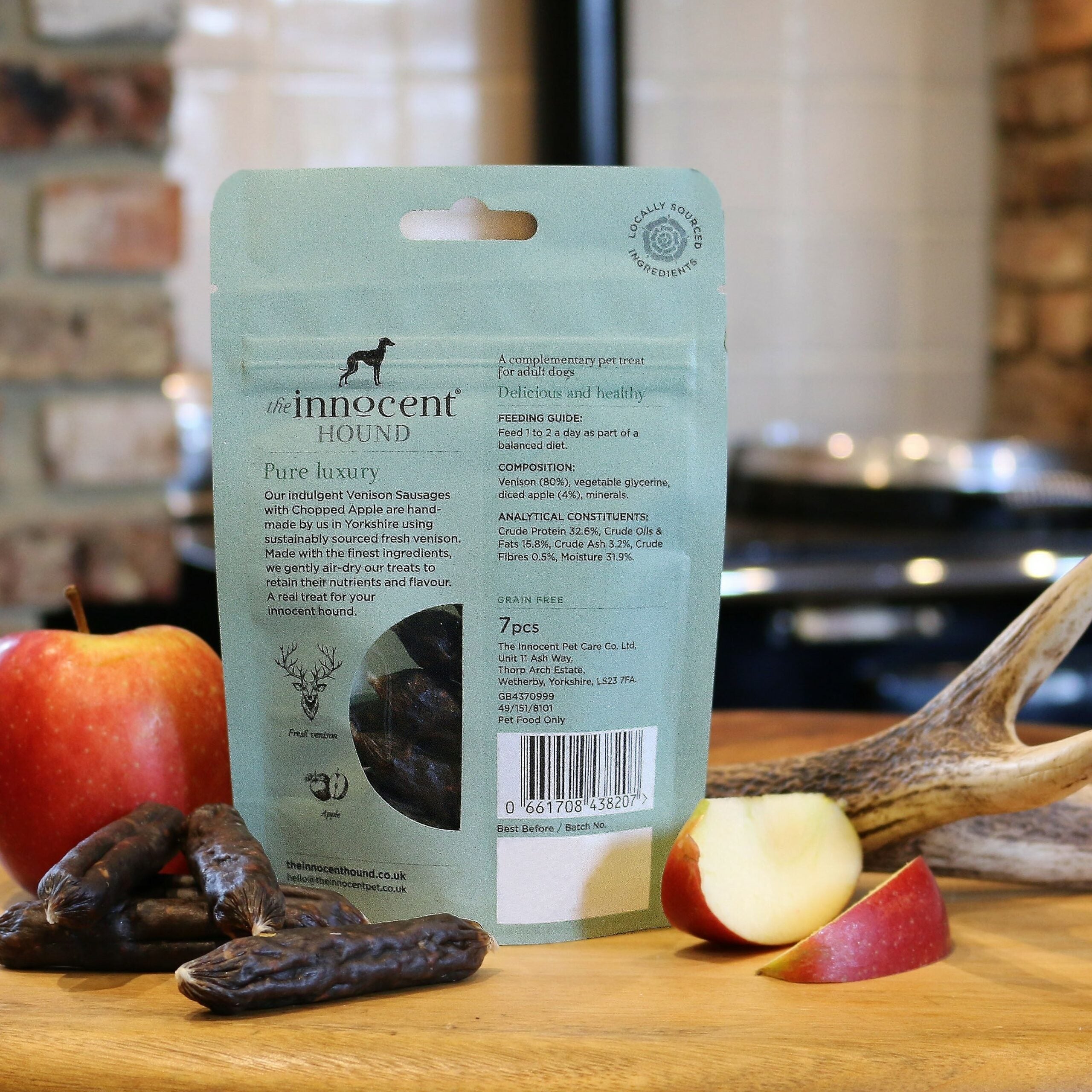The Innocent Hound Venison Sausages 7PCS (10Pack)