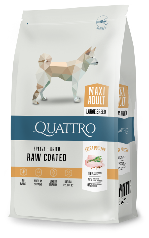 Quattro Maxi Adult with Poultry 12kg
