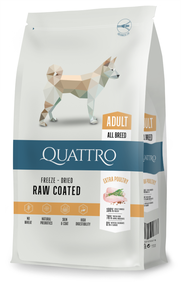 Quattro All Breed with Poultry, Adult 12kg