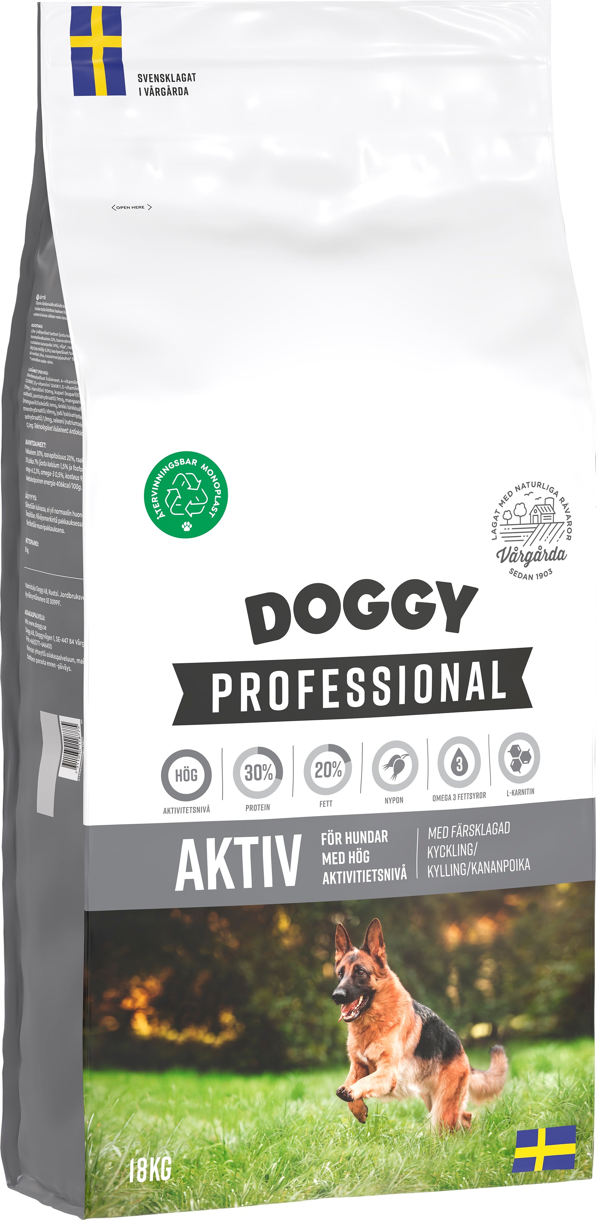 Aktiv Hundfoder 12kg