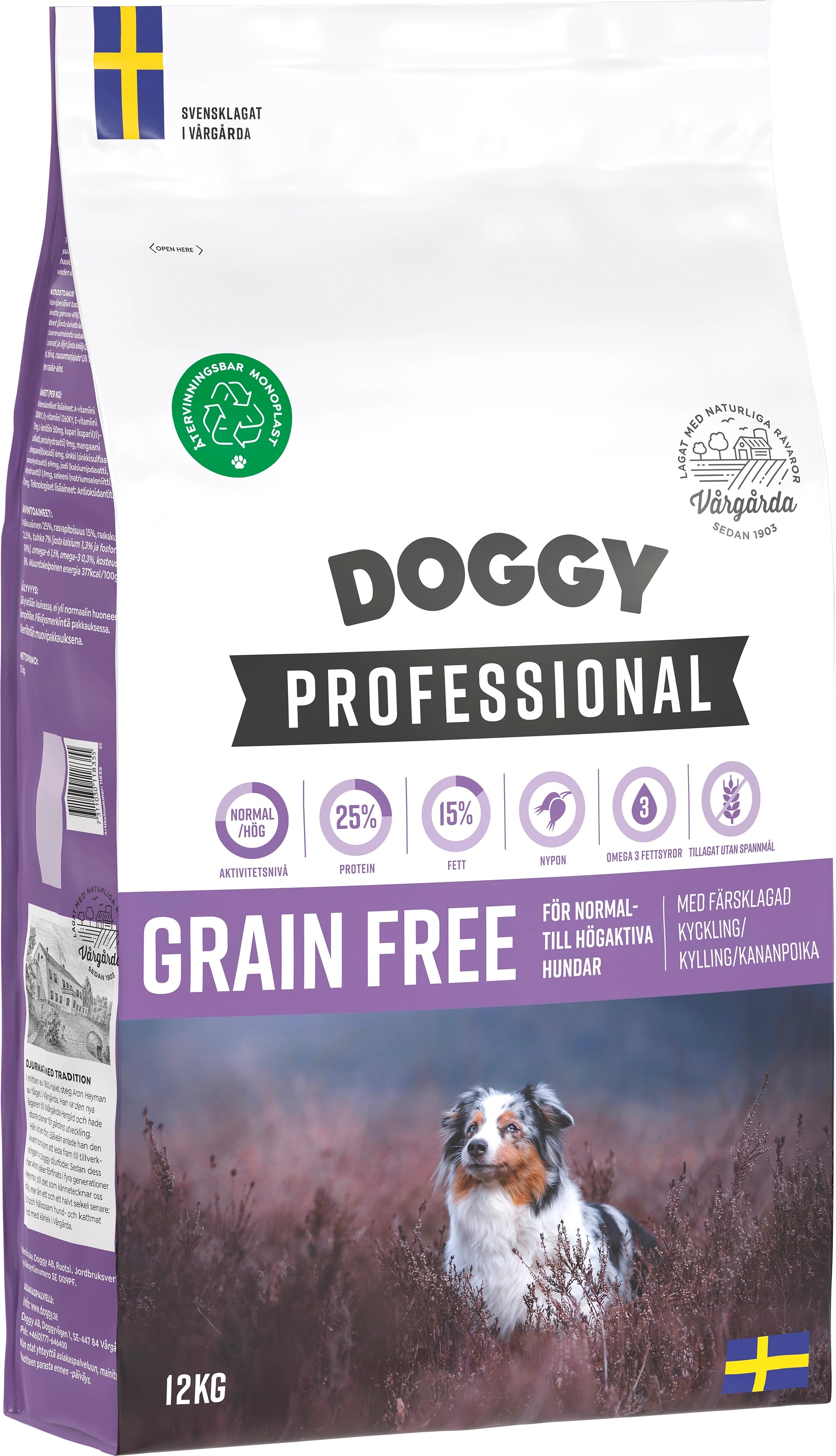 Grain Free Hundfoder 3,75kg