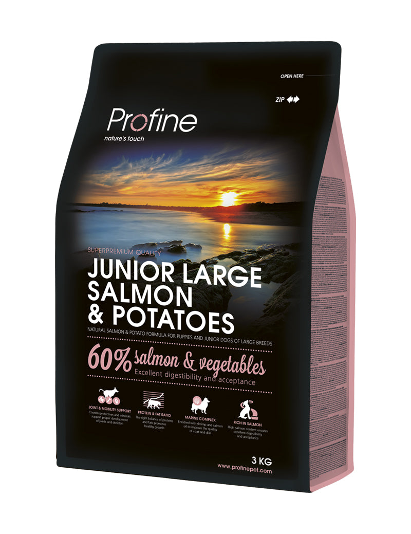 Profine Dog Dry Junior Large Salmon 12 kg