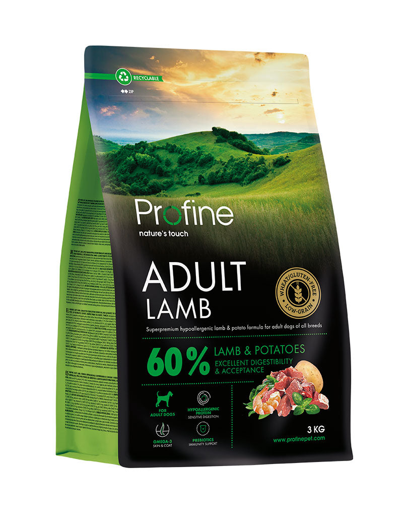 Profine Dog Dry Adult Lamb 12 kg
