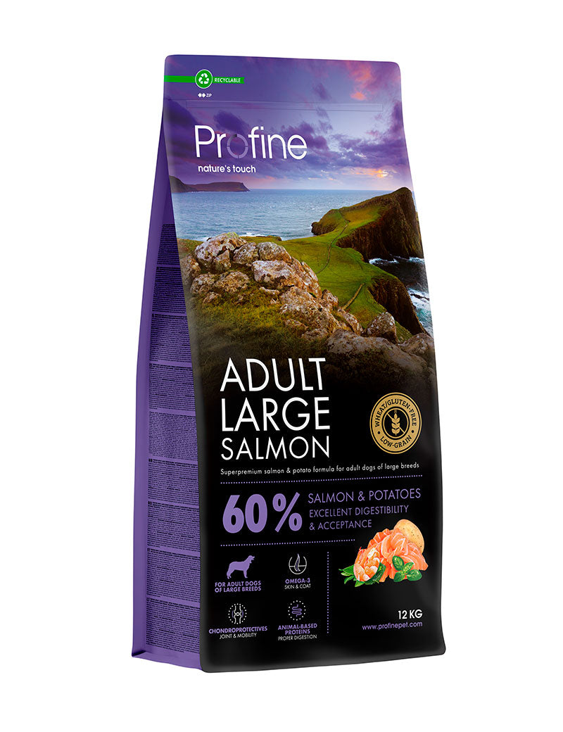 Profine Dog Dry Adult Large Salmon 12 kg