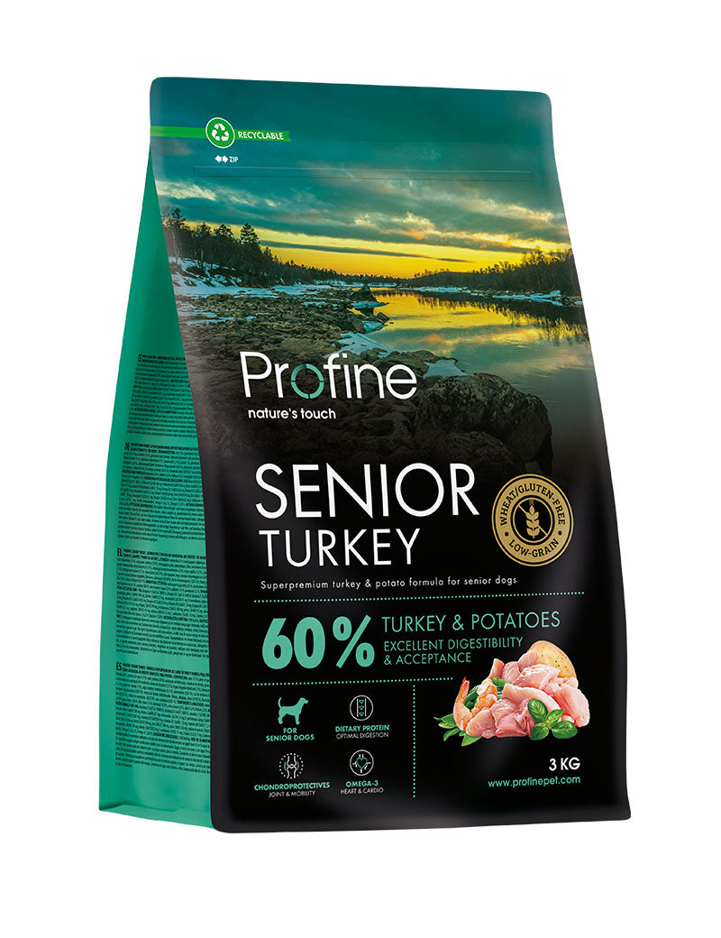 Profine Dog Dry Senior Turkey 12 kg