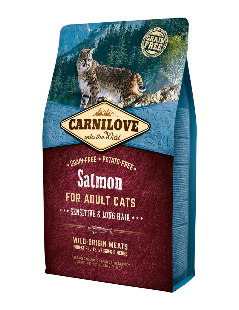 CL Salmon Adult -Sensitive-Long Hair 6 kg