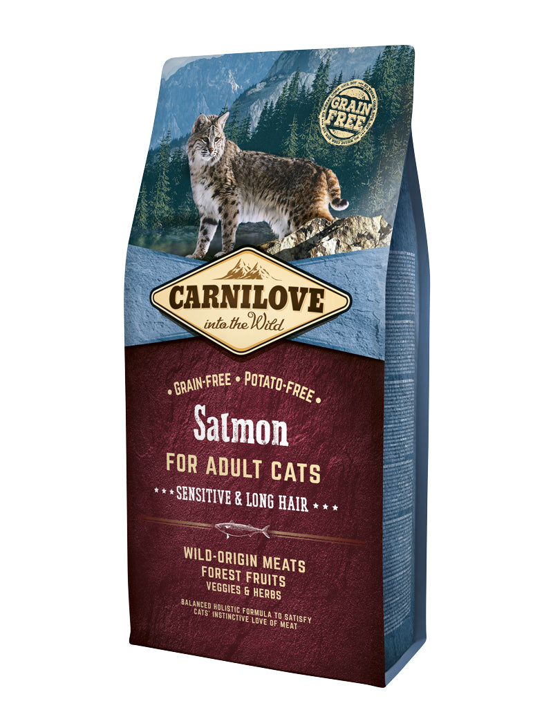 CL Salmon Adult -Sensitive-Long Hair 6 kg