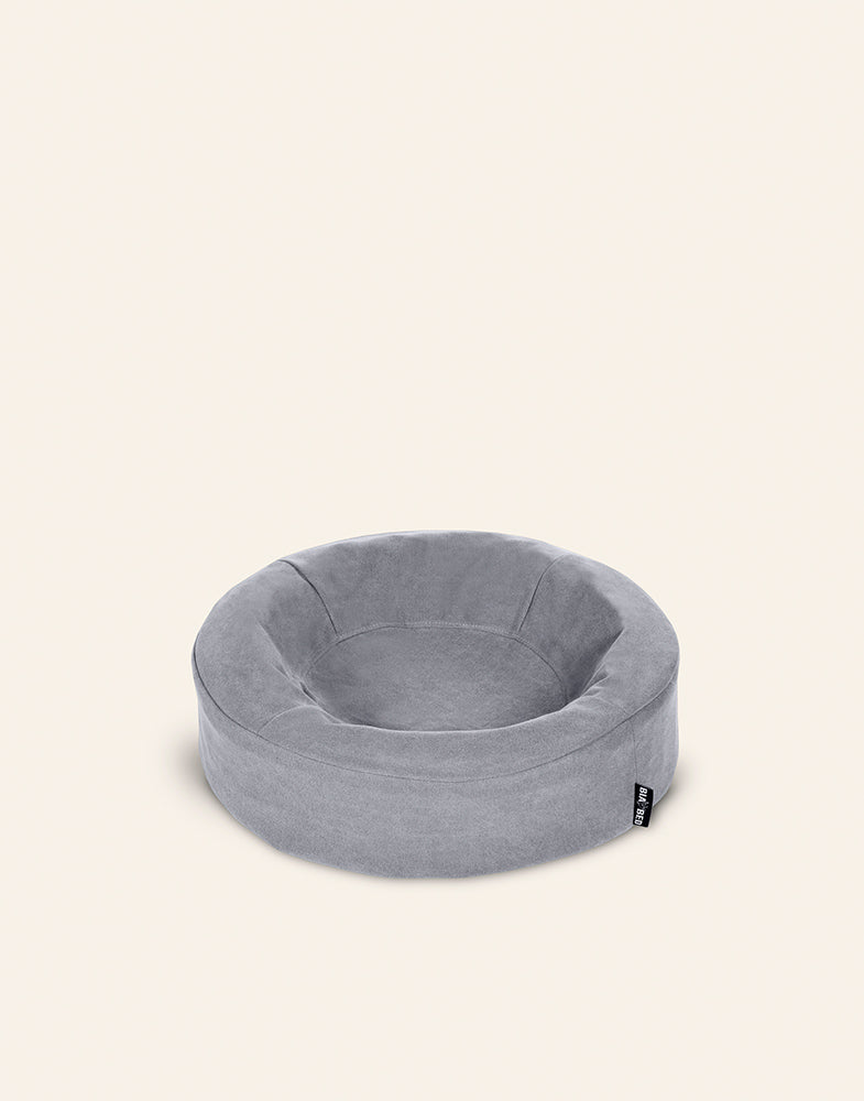 Cotton Överdrag Rund Grå XS