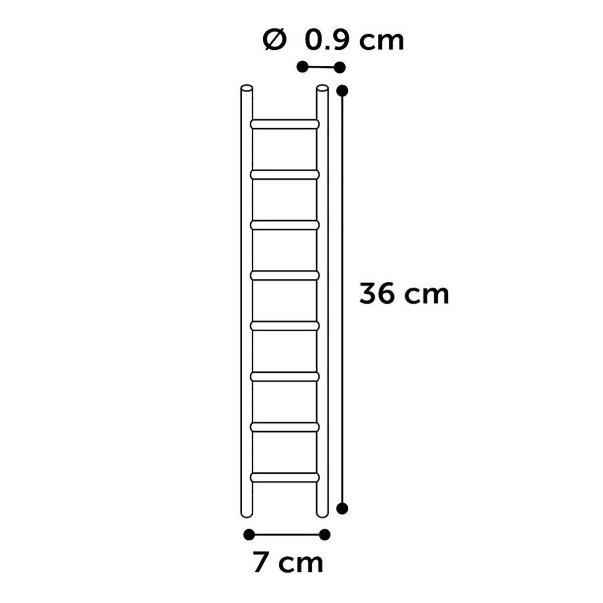 Stege 8 Trä Undulat7x1x34cm