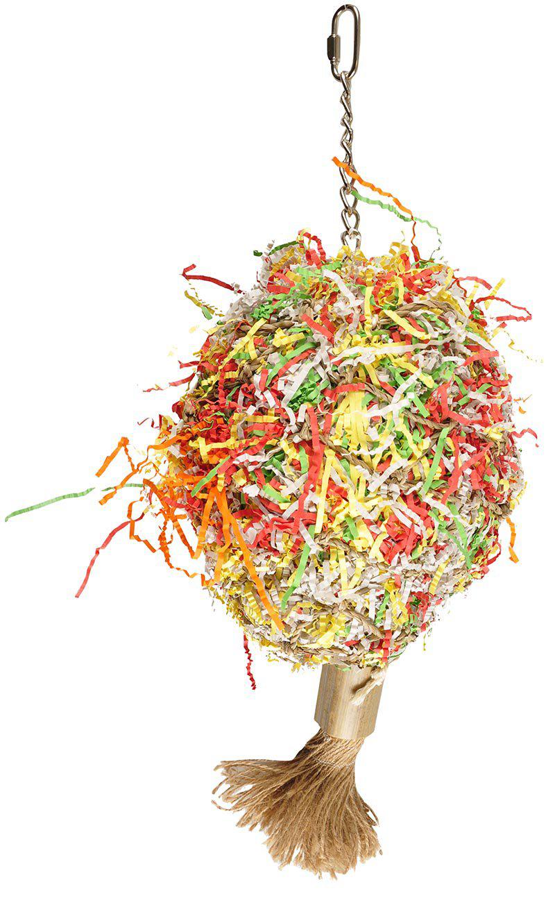 Fågelleksak Papegojbukettring Papper