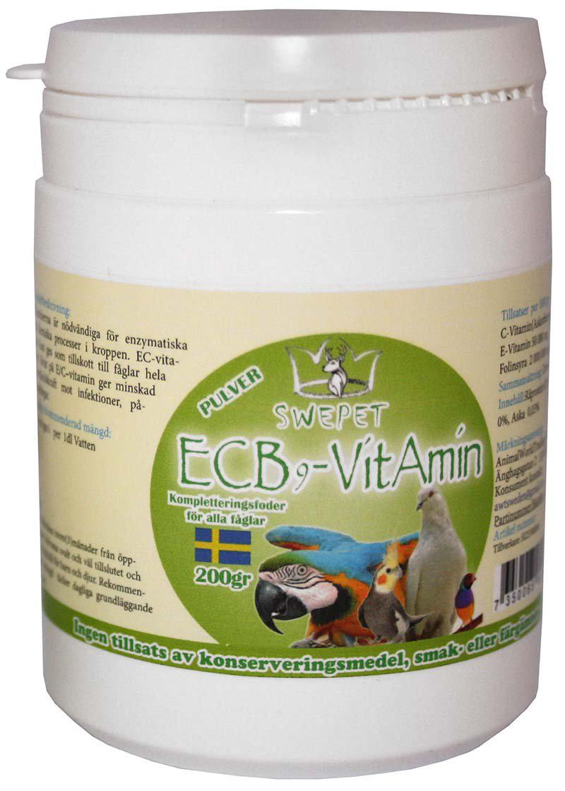 Ecb9-vitamin För Alla Fåglar 200g Pulver