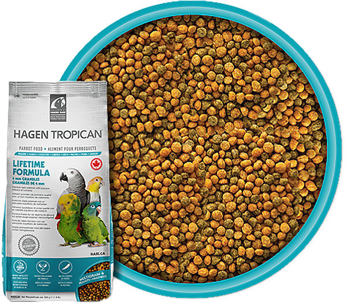 Tropican Underhåll 820gr Papegoj