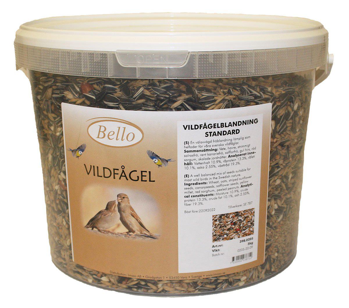 Vildfågelblandning 5 Kg I Hink