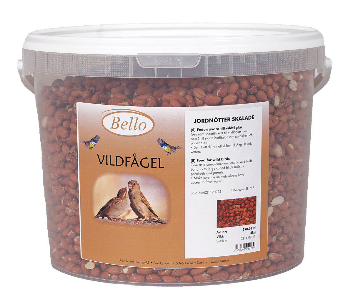 Jordnötter Skalad 5kg Hink