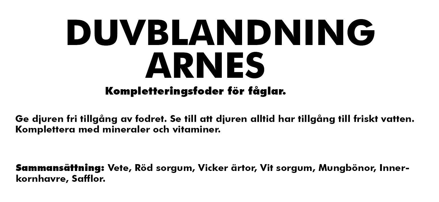 Duvblandning Arnes 25kg