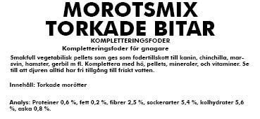 Morotsmix Torkad 2kg Tillskottt Gnagare