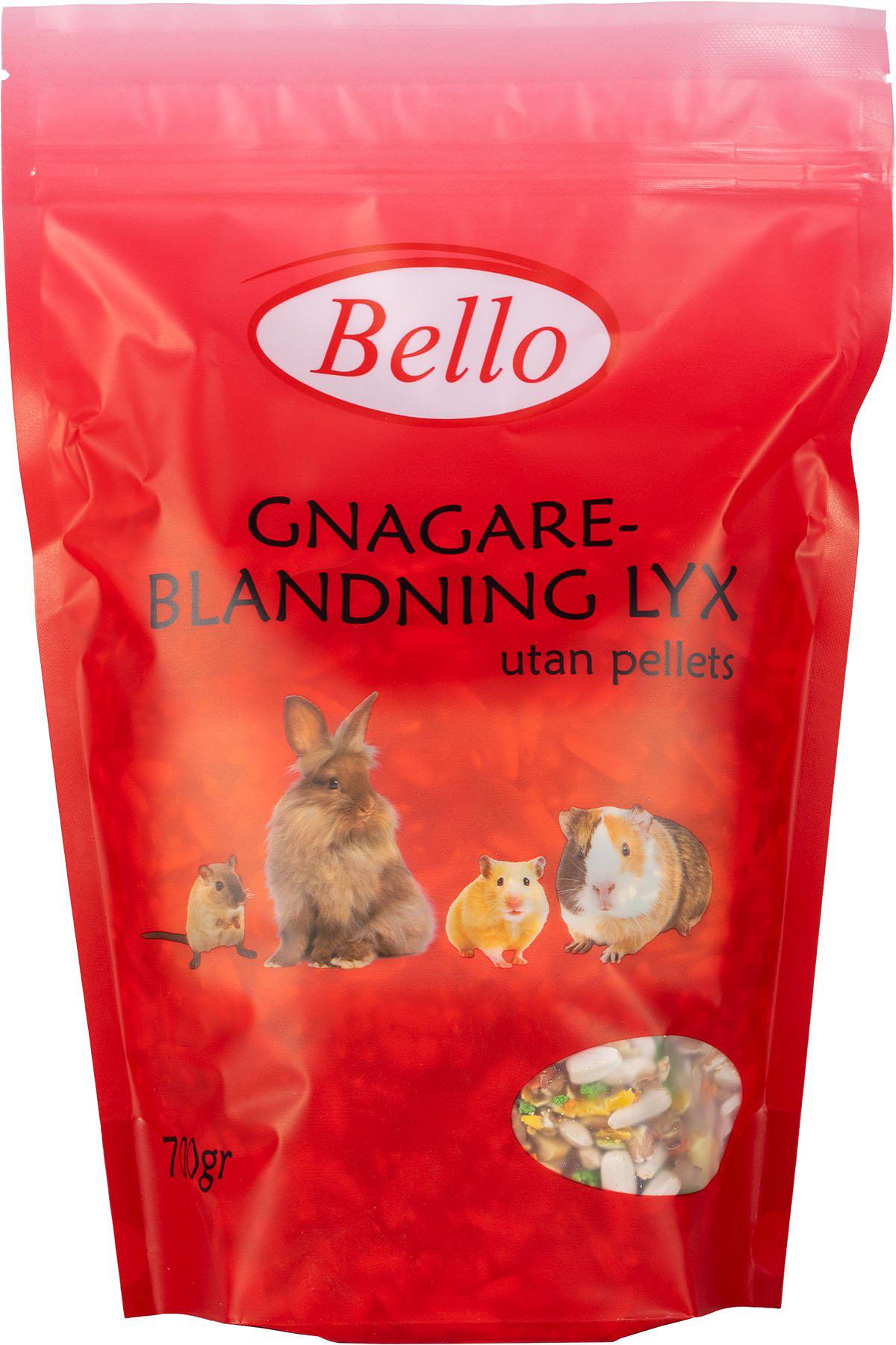 Bello Gnagarblandning Lyx Utan Pellets Premium 700gr