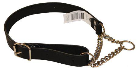 Alac Halvstryp Läder Svart Ställbart 25mmx46-70cm
