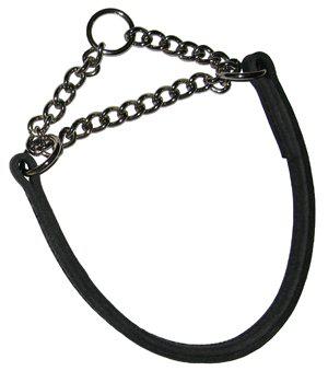 Alac Halvstryp Dubbelsytt Fyrkantslädersvart 10mmx45cm