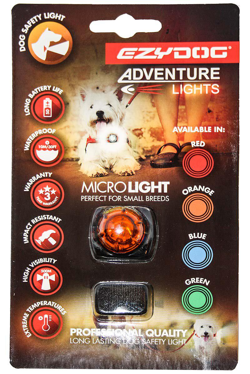 Ezydog Adventure Micro Lights Orange
