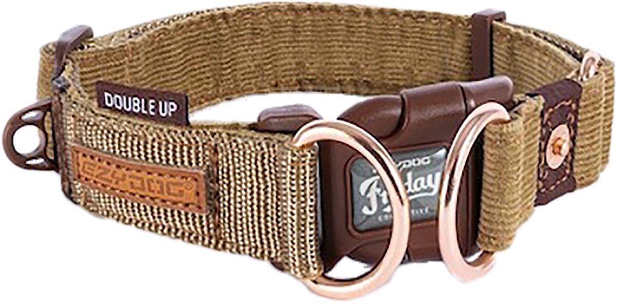 Ezydog Halsband Dubbel Up Corduroy L 39-59cm