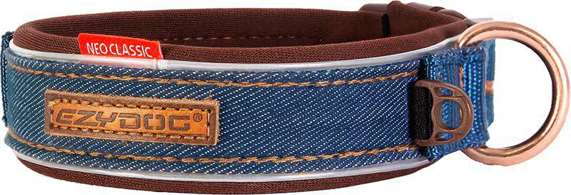Ezydog Halsband Dubbel Up Denim Xl 47-71 Cm