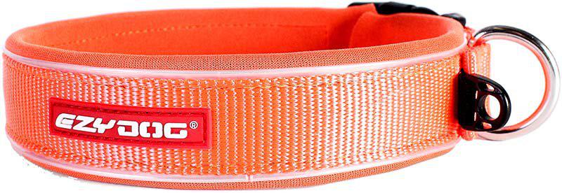 Ezydog Halsband Neopren Reflex Orange S35-39cm