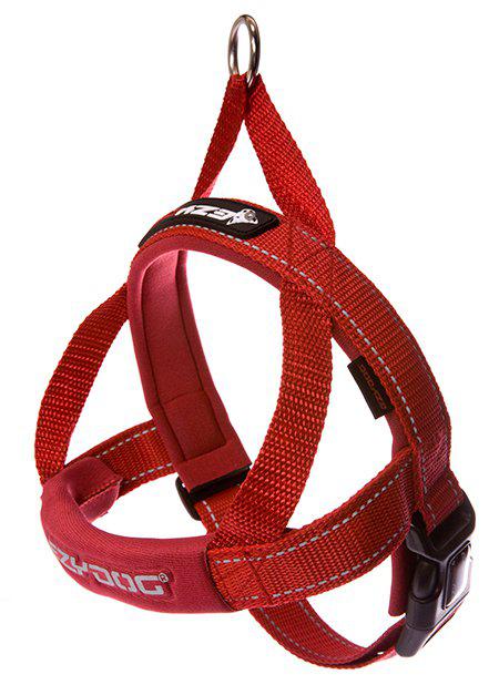 Ezydog Sele Quickfit Neopren Röd M 10-19kg 'Justerbar'