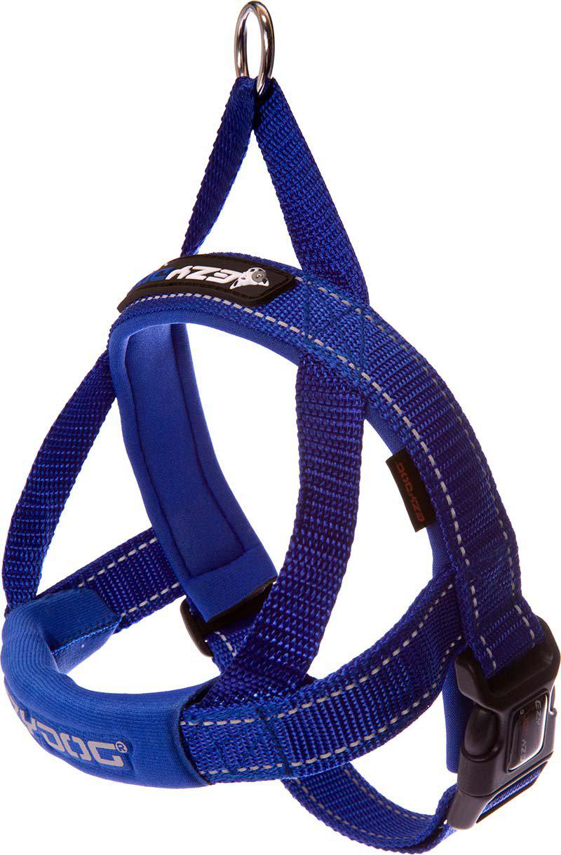 Ezydog Sele Quickfit Neopren Blå Xs 3-6kg 'Justerbar'