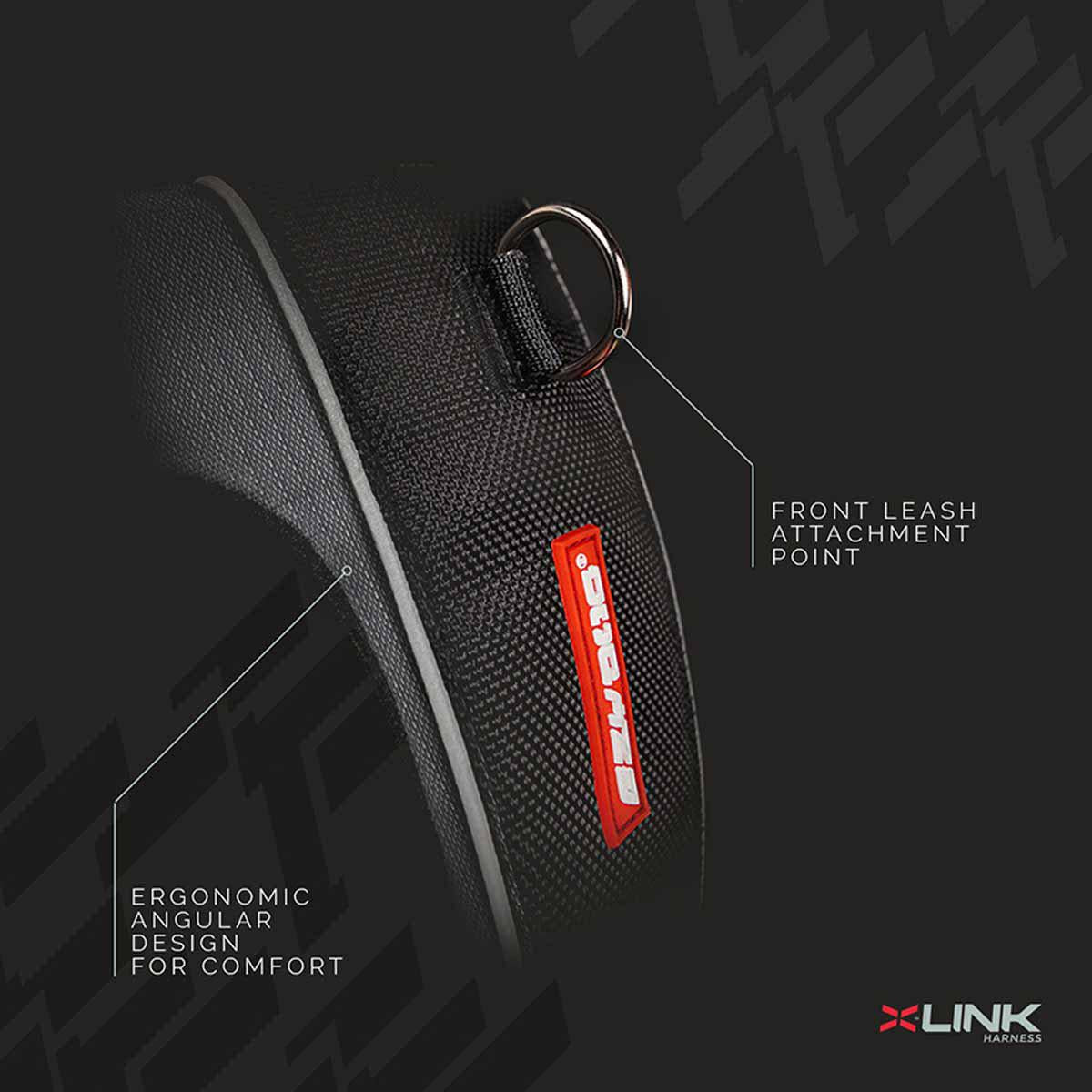 Ezydog Sele X-link Rosa S 6-10kg 'Justerbar'