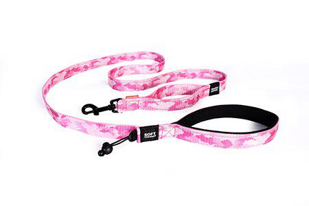 Ezydog Koppel Soft Trainer Rosa Camo 25mmx181cm Traffic Cont