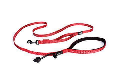 Ezydog Koppel Soft Trainer Röd Lite 12mmx181cm <20kg
