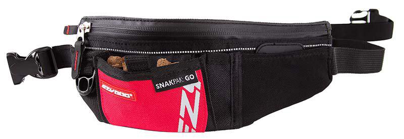 Ezydog Snakpak Treat  Bag Go Röd