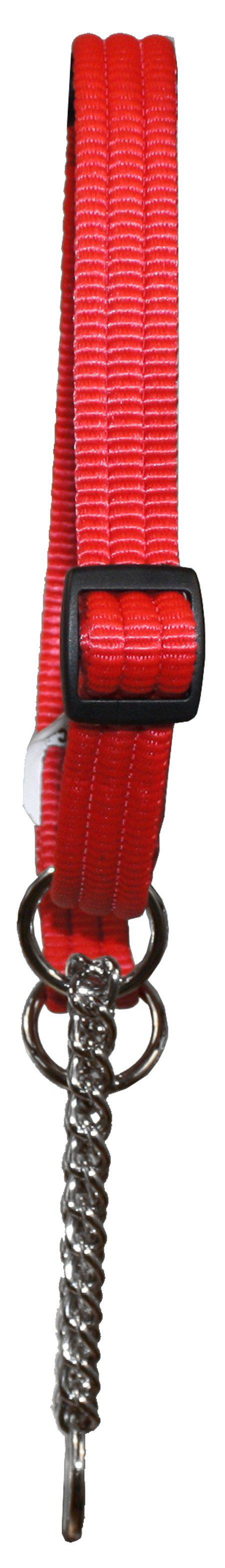 Alac Halsband Halvstryp Kanal Justerbarsvart/röd18mm Ca40-60