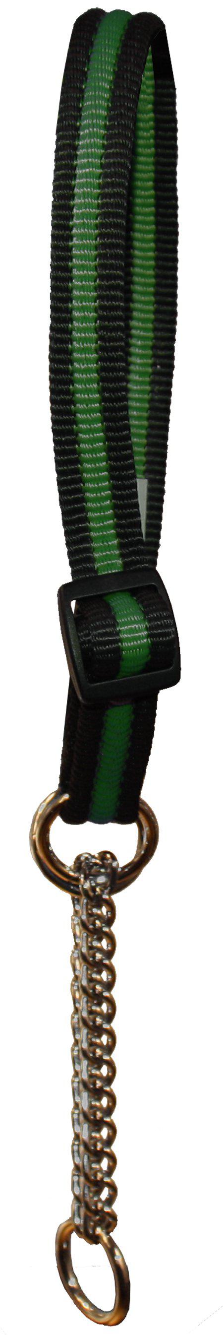 Alac Halsband Halvstryp Kanal Justerbarsvart/grön 18mm40-60c