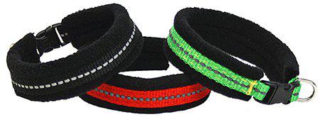 Alac Valphalsband Reflex Grön Fleece 20mmx40cm