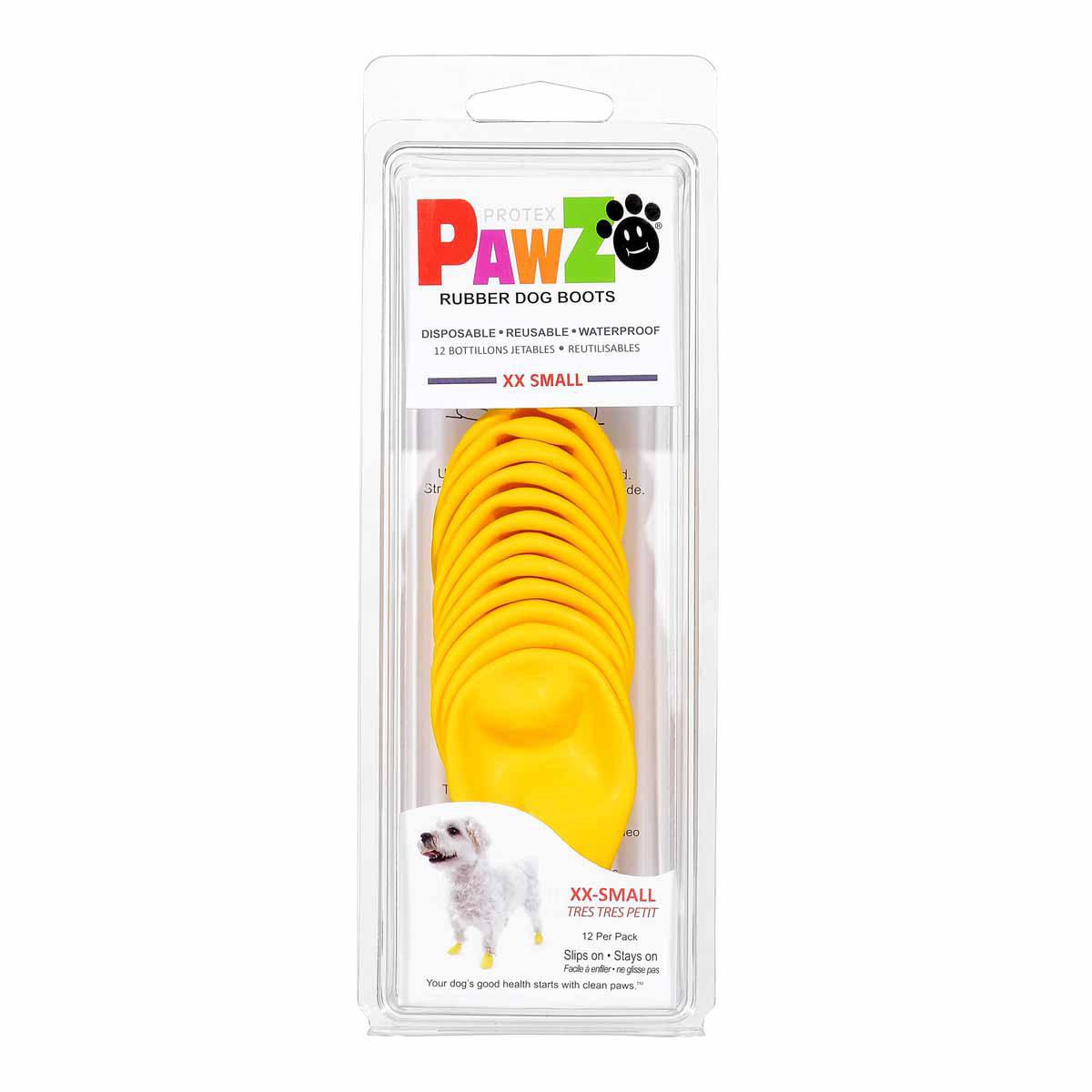 Pawz Dog Boots Color Xxs Yellow