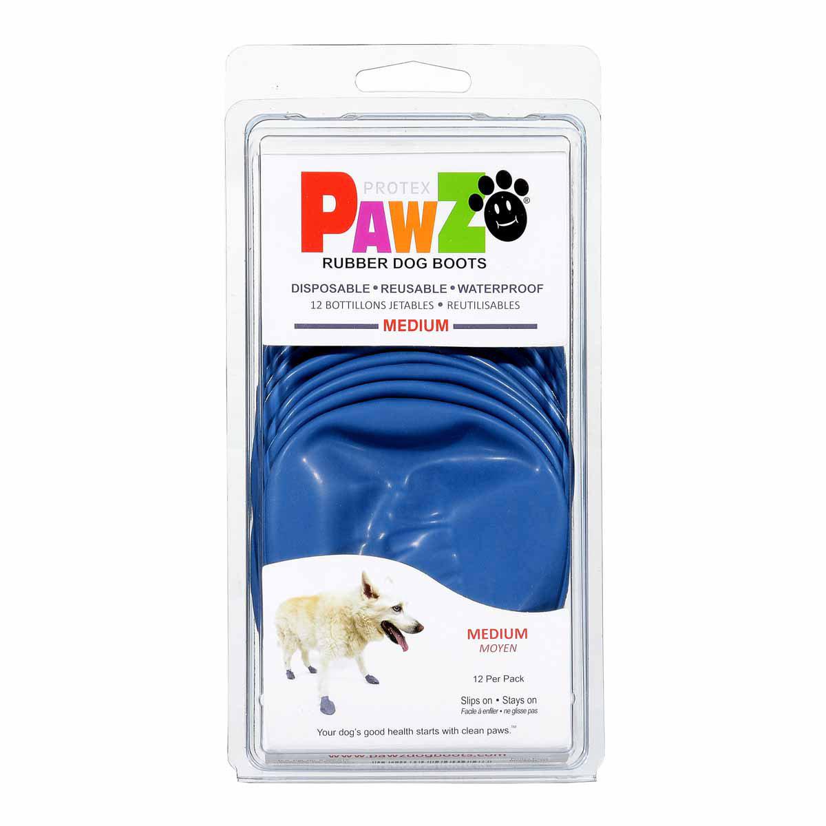 Pawz Dog Boots Color M Blue