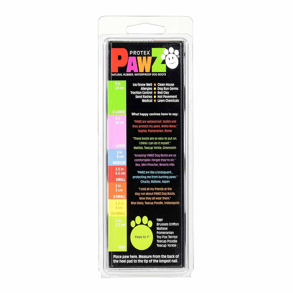 Pawz Dog Boots Black Tiny
