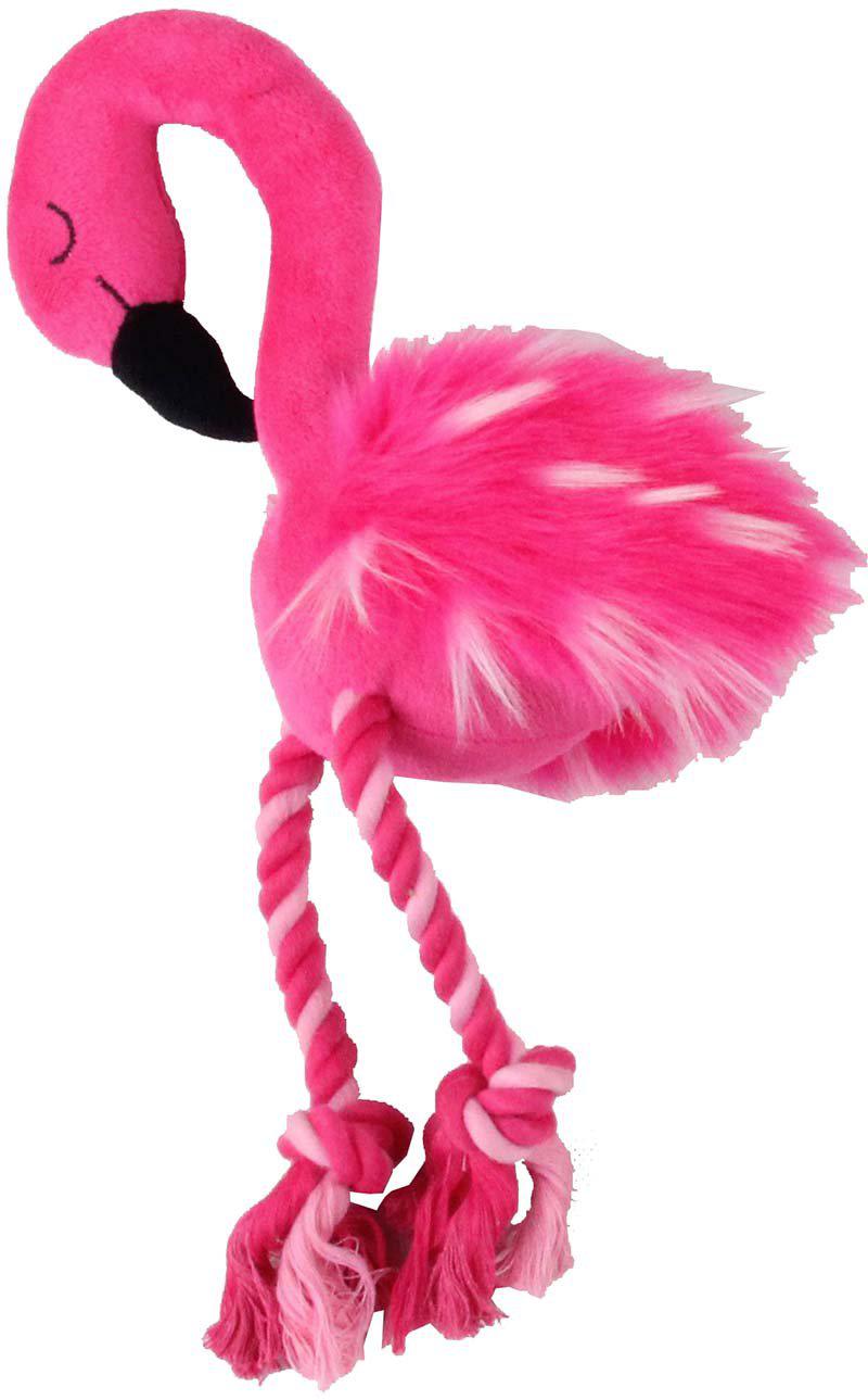 Hundleksak Flamingo30x15x9cm