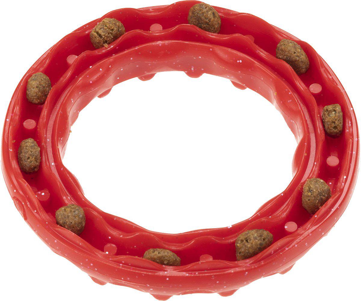 Fp Smile Dog Ring Xs Röd Ø8,5cmx1,7cm