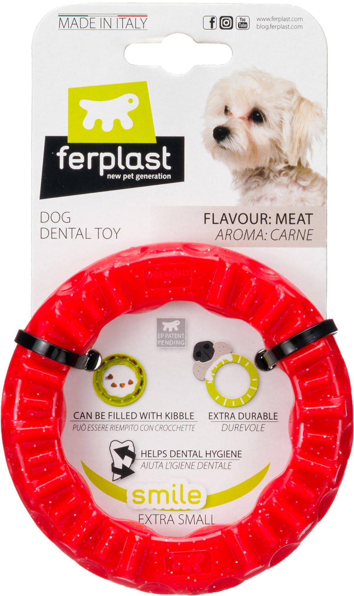 Fp Smile Dog Ring Xs Röd Ø8,5cmx1,7cm