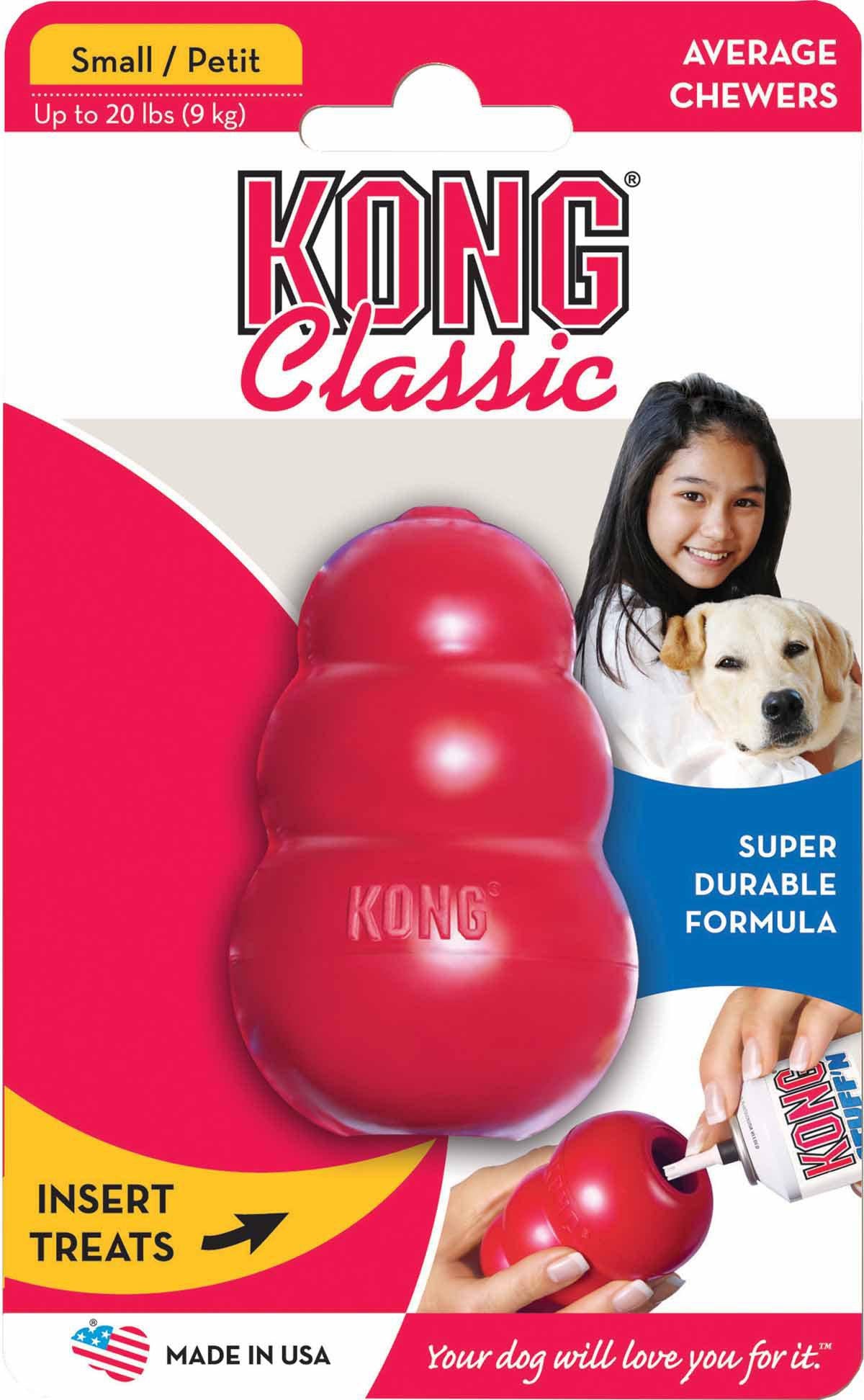 Kong Classic Röd S 7,5x4,5x4,5cm