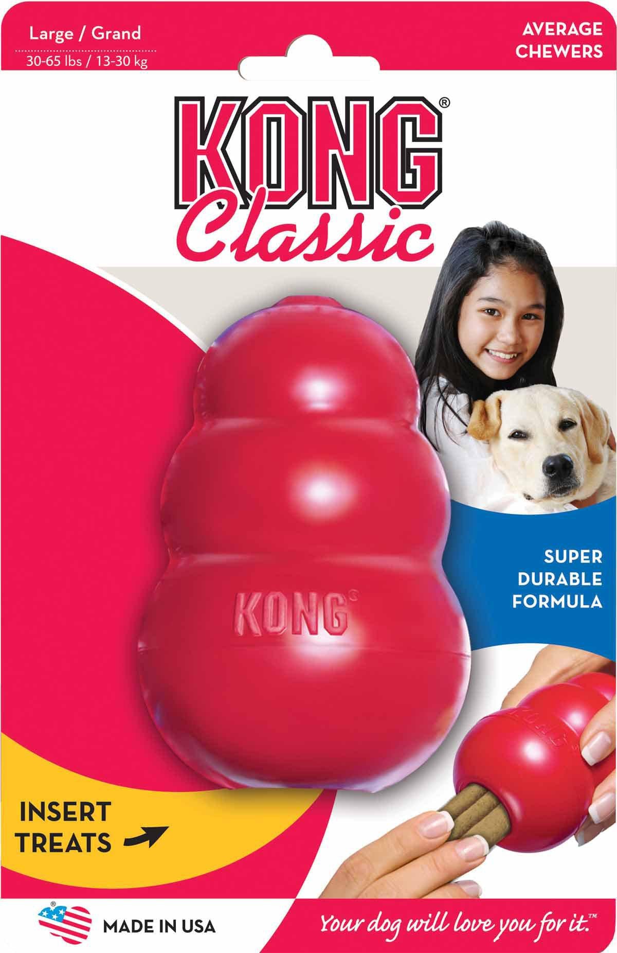 Kong Classic Röd L 11x7x7cm