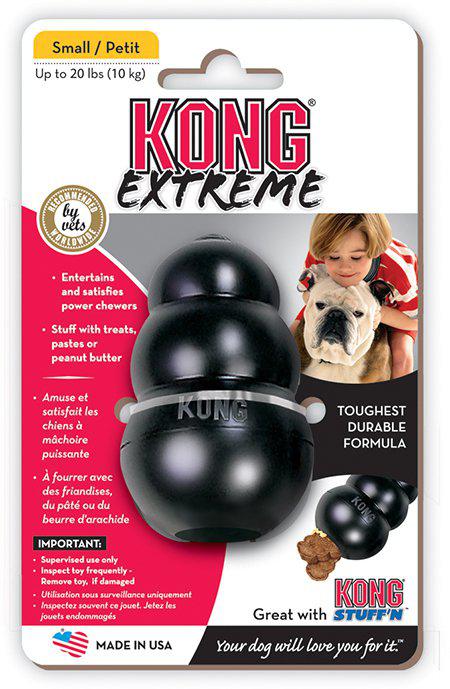 Kong Extreme Svart S 8x5cm