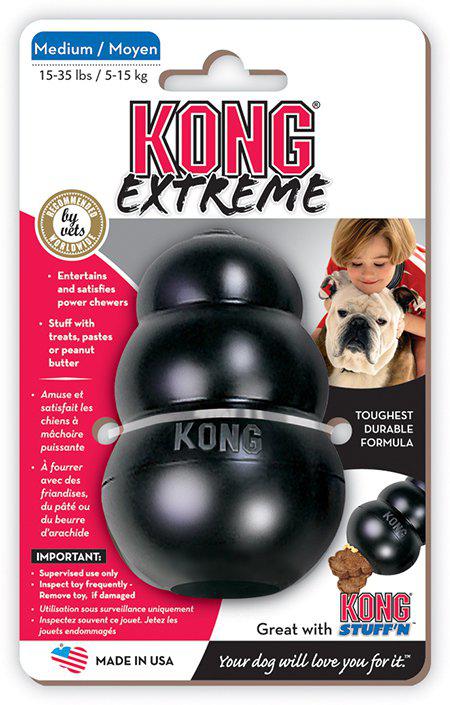 Kong Extreme Svart M 9x6cm