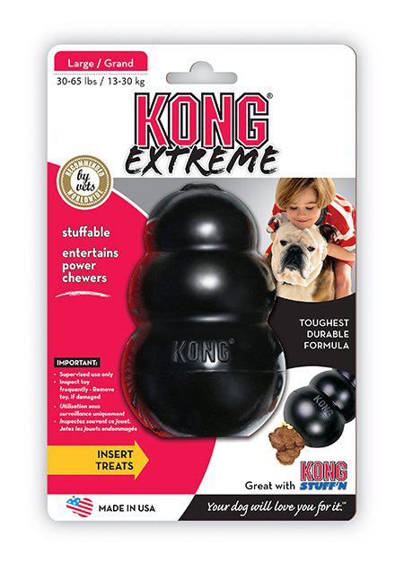 Kong Extreme Svart L 11x7cm