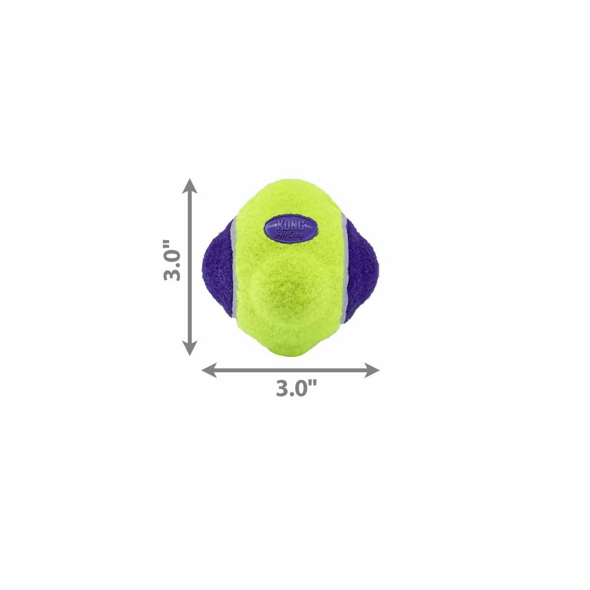 Kong Airdog Squeaker Knobby Ball Xs/s 14x7,5x5cm