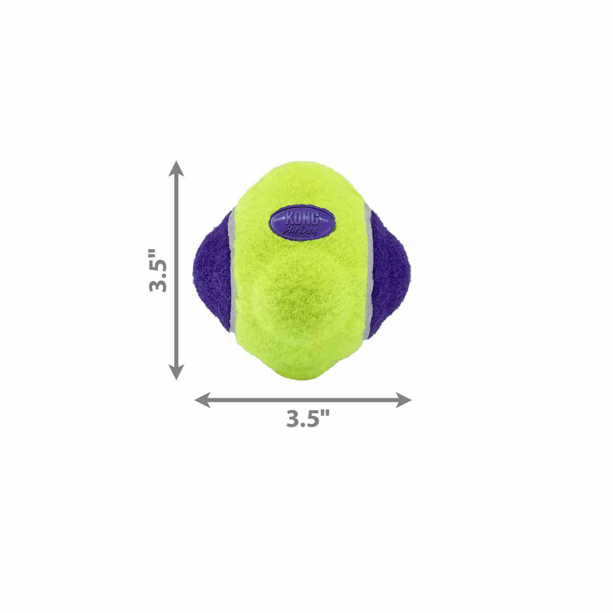 Kong Airdog Squeaker Knobby Ball M/l 18,5x11,5x9,5cm